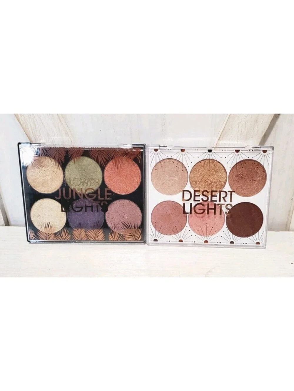 Flower Beauty Desert And Jungle Lights Eyeshadow Palettes – Brand New